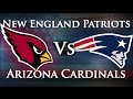 Madden NFL 17 Patriots VS. Cardinals Stream Highlights