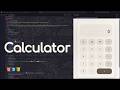 How to Make a Calculator Using HTML, CSS & Vanilla JavaScript | Portfolio Project