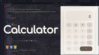How to Make a Calculator Using HTML, CSS & Vanilla JavaScript | Portfolio Project