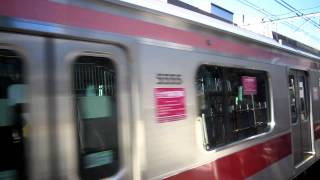 Tokyu　series5050　passing at　Daikan-yama　東急5050系　代官山通過