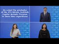 Building future financial leaders and capital markets regulators in emerging markets