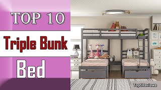 ✅ 10 Best Triple Bunk Bed New Model 2022