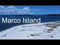 Drone Footage - Marco Island Florida: sandbars and islands