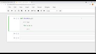 How to divide two numbers using with function in python