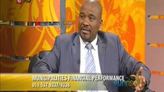 SALGA CEO Mr Xolile George on E-TV Sun Rise news show speaking about the Municipal Audit Outcomes