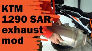 KTM 1290 SAR  best exhaust mod for FREE!