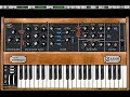 Minimoog V VST synthesizer (Arturia) - Preview of 608 sound patches