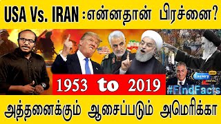 USA Vs. IRAN : என்னதான் பிரச்னை?  I  1953 to 2019  I  அத்தனைக்கும் ஆசைப்படும் அமெரிக்கா  I