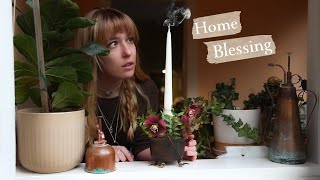 Home Blessing Candle for a New Home or After Magickal Spring Cleaning