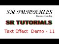 Text Shadow Effect | Demo - 11 | Css | SR Tutorials