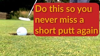 Never miss short putts again