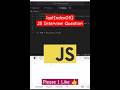 lastIndexOf() method in javascript | javascript interview question #shorts #javascript #coding