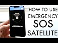 How To Use Emergency SOS Satellite Mode On iPhone!