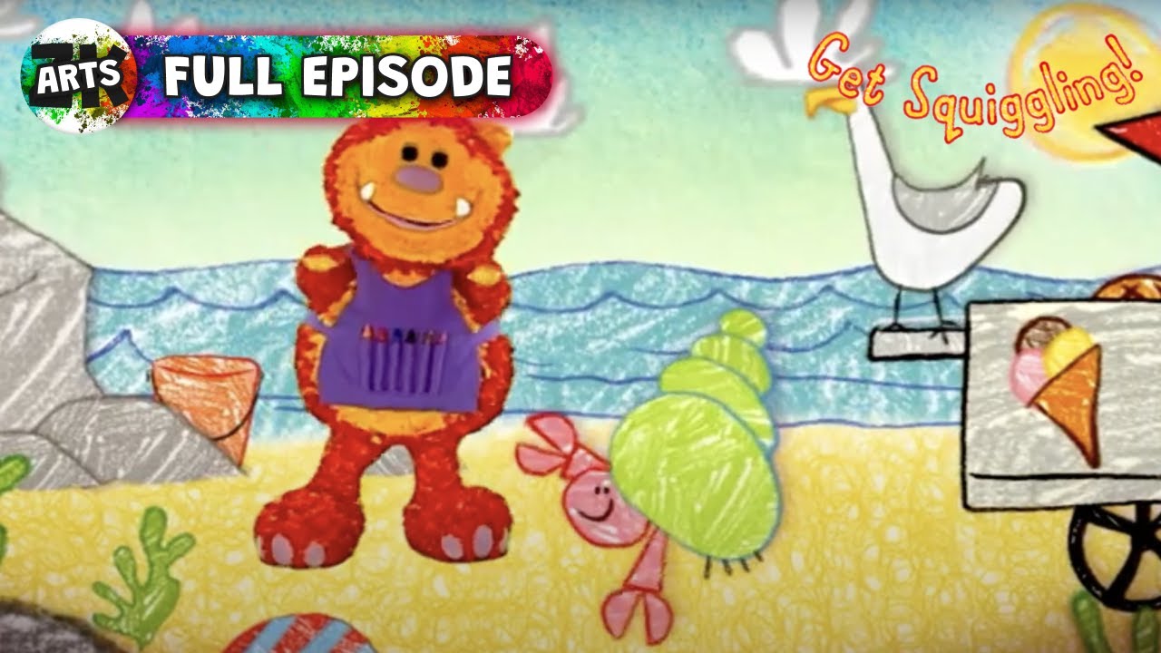 Squiggle Sea Creatures Live Get Squiggling Art And Craft Youtube