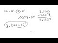 Adding And Subtracting In Scientific Notation