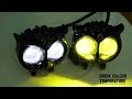 fabtec mini drive owl led fog light projector bar light