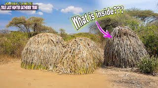 Curious!!!What HADZABE TRIBE keeps in their HUTS ??//Hunter Gatherer Tribe of Tanzania