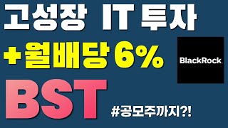 BST = IT성장주에 투자하며 + 6% 월배당까지?! (#미국주식, #월배당, #성장주투자)