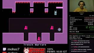 [former WR] speedrun PB - VVVVVV: 100% - 15:56 IGT