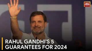 Congress Unveils Manifesto for 2024 Polls: Rahul Gandhi's 5 Key Guarantees | Lok Sabha Election 2024