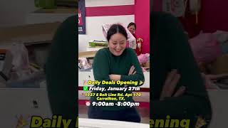 🎉Grand opening in Dallas!🎉