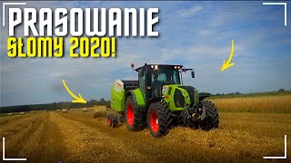 Szybkie prasowanie słomy 2021 II Claas Arion 620 II Claas Variant 460rc II