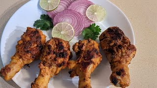 ओबन बिनानै सजिलोसंग घरमै बन्छ juicy chicken leg piece/#tandoori chicken !!chicken drumstick recipe🇳🇵