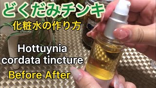 ドクダミチンキ | 化粧水の作り方 | 美白効果| Hottuynia Cordata tincture