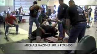 Michael Bazinet  APF 501.5 pounds