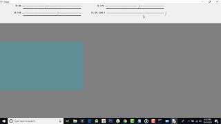 Trackbar As a Color Palette on OpenCV Pyhton