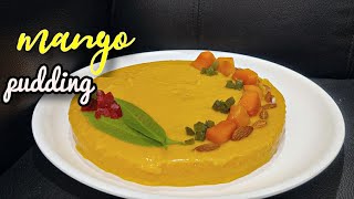 പാർട്ടികളിൽ വിളമ്പാൻ ഈസി Mango Pudding | No gelatin | Easy Dessert