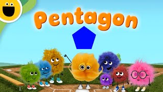 Pentagon | Words with Puffballs (Sesame Studios)
