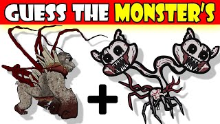 🧟Guess The MONSTER by EMOJI and VOICE in Zoochosis Horror Game | Gorilla🦍 + Fox Monster🦊