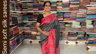 Semi soft silk sarees | Apavaranam | 4February 2025