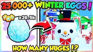 ❄️OPENING 25,000+ WINTER EGGS in PETS GO!! (Roblox)