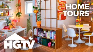 Get Inspired By This Renter-Friendly Retro Home | Home Tours