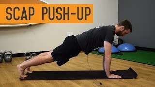 Scap Push Up | Shoulder Strength Exercise