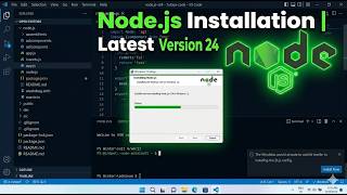 Install Node.js 24 on Windows 11 in 5 Minutes ⚡ (Latest Version Guide 2026)