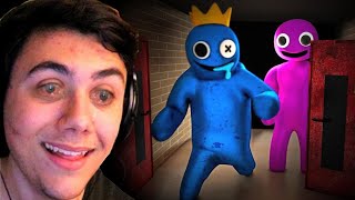 Este Juego no Debería dar TANTO MIEDO | Ranbow Friends