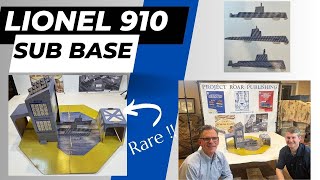 Lionel Trains, Rare 910 Submarine Base accessory. Assembly and running trains! Wow.