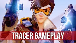 Overwatch Beta: Tracer Gameplay!