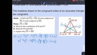 6 9 Proofs Using Coordinate Geometry Part 3