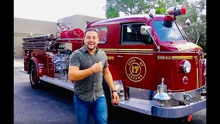 WOW ! 1953 US Fire Truck Going To Europe !