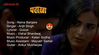 Naina Banjare (Lyrical) | Pataakha | Arijit Singh | Sanya Malhotra & Radhika Madan