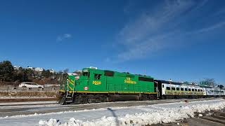 NBSR Holiday Passenger Special in Saint John, NB - December 2023