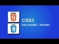 HTML5 and CSS3 Beginner Tutorial 16 - CSS box model, Borders