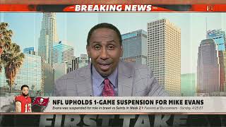 NFL will uphold 1-game suspension for Mike Evans | First Take
