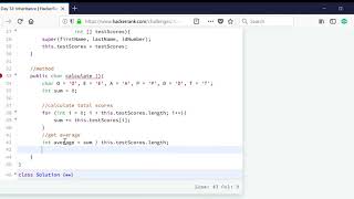 Day 12: Inheritance | HackerRank | JAVA