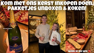 KOM MET ONS KERST INKOPEN DOEN, PAKKETJES UNBOXEN \u0026 KOKEN! | Joyce Rikken