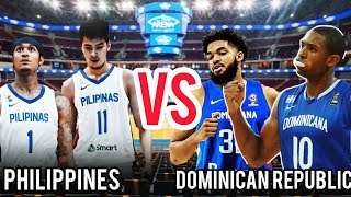 PHILIPPINES VS DOMINICAN REPUBLIC HIGHLIGHTS | FIBA WORLD CUP 2023